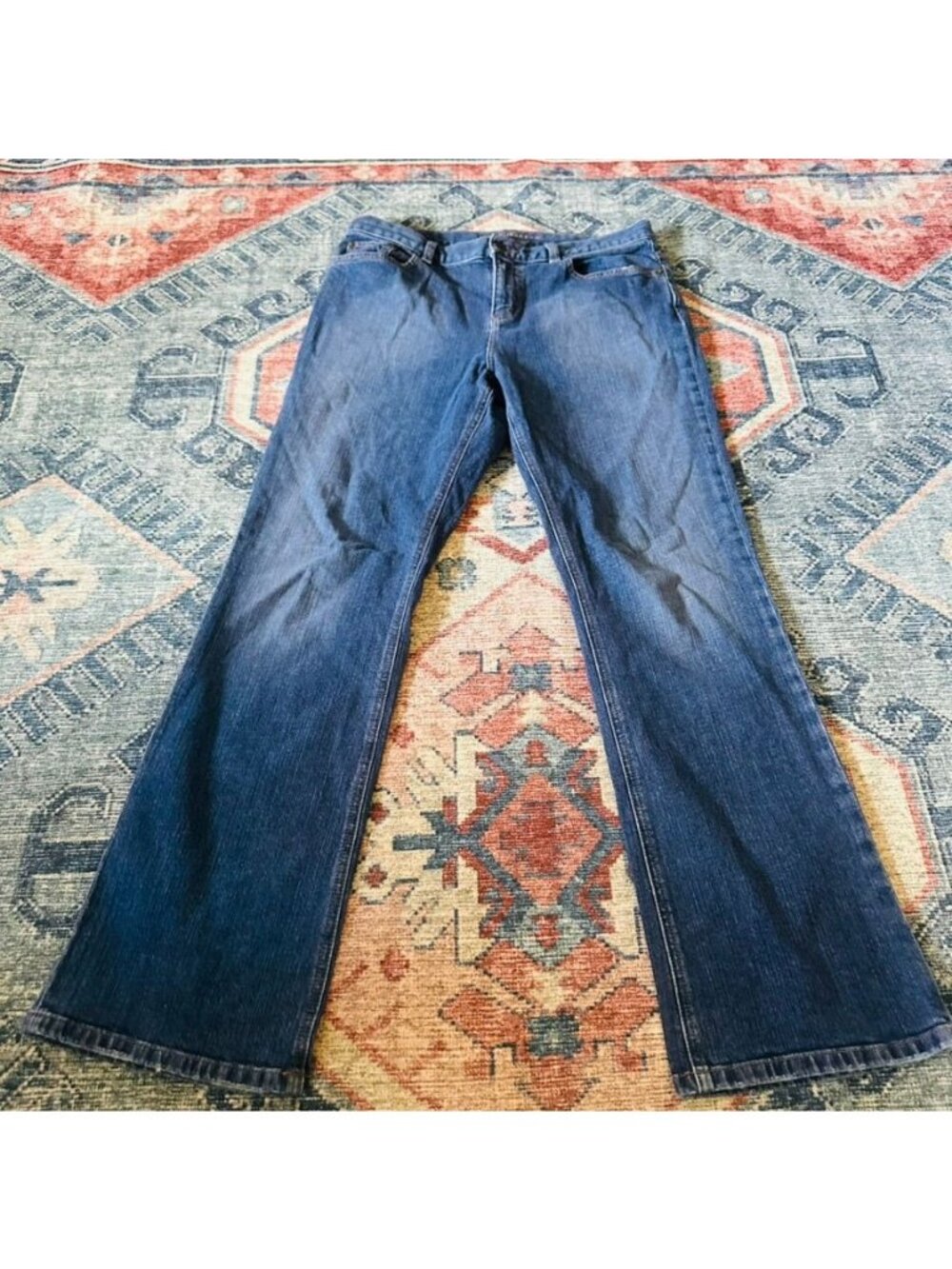 Lauren Jeans Co. Ralph Lauren Womens Denim Bootcut Jeans Size 10 Blue Cotton